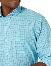 img 2 attached to BUTTONED Classic Cutaway Collar Non Iron Houndstooth Men's Clothing in Shirts