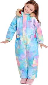 img 4 attached to ❄️ Bluemagic Kid's Winter Outdoor Waterproof Snowboarding Baby Snowsuits