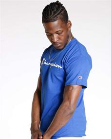 img 3 attached to Champion Classic Jersey Script T Shirt: Stylish Men's Clothing in T-Shirts & Tanks