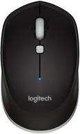 🖱️ logitech m535 bluetooth mouse - compact wireless mouse with 10-month battery life for windows, mac os, chrome, android - gray-black logo