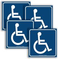 🚧 occupational health & safety products: handicap symbols stickers & decals logo