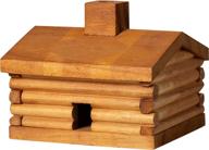 🏡 cedar aroma at its finest: discover the medium log cabin cedar incense burner with 10 cedar cones! логотип