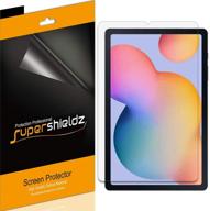 (3-pack) supershieldz samsung galaxy tab s6 lite 10.4 inch screen protector - anti glare, anti fingerprint, matte shield logo