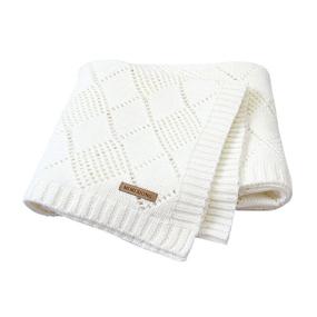 img 4 attached to 🧶 Cozy Mimixiong Knitted Cellular Blankets for Kids' Home Store: Ultimate Comfort and Style!