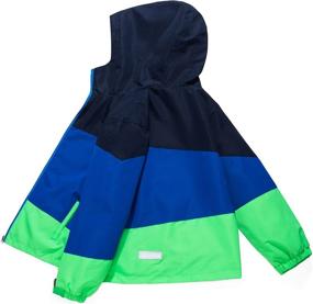 img 2 attached to BenBoy Waterproof Lightweight Windbreakers CFY7009 Green 8Y Boys' Clothing in Jackets & Coats