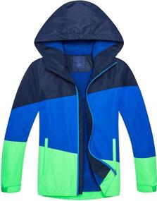 img 4 attached to BenBoy Waterproof Lightweight Windbreakers CFY7009 Green 8Y Boys' Clothing in Jackets & Coats