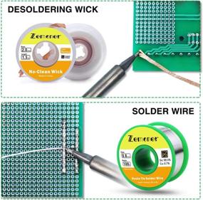 img 2 attached to 🔗 No Clean Braided Solder - Zemoner Sizes