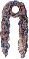 🌸 chic sakura blossom scarf wrap: elegant abstract floral accessory logo