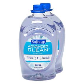 img 2 attached to Заполнитель жидкого мыла для рук Softsoap, 💦 Антибактериальное, 80 жидких унций (набор из 2)