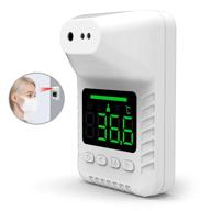 🌡️ wall-mounted body thermometer: fast non-contact infrared scanner for restaurants, offices, school logo