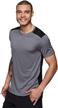 rbx performance lightweight textured breathable men's clothing for active logo