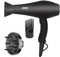 💨 hair dryer 1875w with negative ionic technology, fast drying, low noise, salon hair dryers with diffuser, concentrator, styling pik, 2 speeds, and 3 heat settings logo