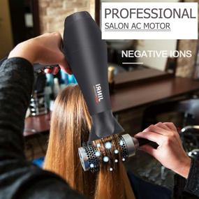 img 3 attached to 💨 Hair Dryer 1875W with Negative Ionic Technology, Fast Drying, Low Noise, Salon Hair Dryers with Diffuser, Concentrator, Styling Pik, 2 Speeds, and 3 Heat Settings