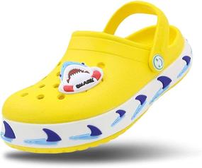 img 4 attached to FolHaoth Toddlers Non Slip Breathable Lightweight Boys' Shoes : Clogs & Mules