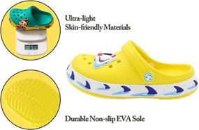 img 3 attached to FolHaoth Toddlers Non Slip Breathable Lightweight Boys' Shoes : Clogs & Mules