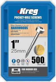 img 1 attached to 🔩 SPS F1 500 Pocket Screws 1 Inch Square: High-Quality Fasteners for Durable Assemblies