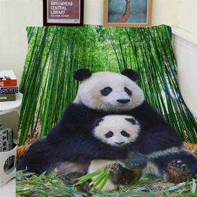 img 3 attached to Super Blankets Throw Bamboo Animal Bedding for Kids' Bedding