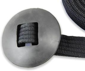 img 2 attached to 🐴 High-Quality 24' Flat Cotton Web Lunge Line with Bolt Snap & Rubber Stop by Southwestern Equine