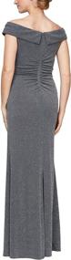 img 2 attached to Alex Evenings Womens Shoulder Gunmetal Women's Clothing in Dresses