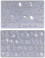 alphabets scrapbooking chris w stencils decorative logo