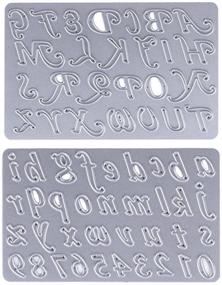 img 2 attached to Alphabets Scrapbooking Chris W Stencils Decorative