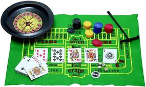 img 3 attached to 🎲 Ultimate Casino Game Set: Experience Roulette, Poker, Blackjack, Craps - with Chips, Mats, Dices, Cards!