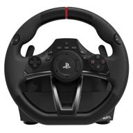 premium hori racing wheel apex for playstation 4/3 & pc - enhanced gaming experience for racing enthusiasts! logo