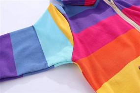 img 1 attached to Rainbow Patchwork Mud Kingdom Sweatshirt for Boys