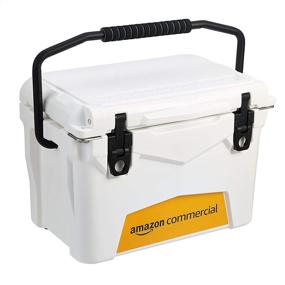 img 4 attached to AmazonCommercial 20 Quart White Rotomolded Cooler: Optimal Cooling Solution