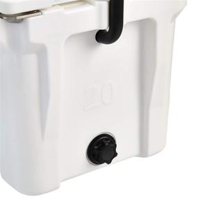 img 1 attached to AmazonCommercial 20 Quart White Rotomolded Cooler: Optimal Cooling Solution