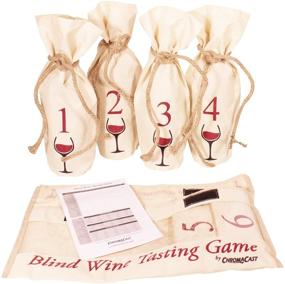 img 4 attached to 🍷 Blind Wine Tasting Game: Individually Numbered Bags, Scoring Notes & More