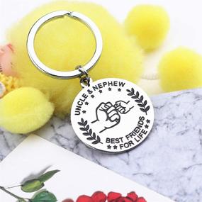 img 1 attached to 🎁 Special Uncle Keychain - Perfect Birthday & Christmas Gift for Nephew