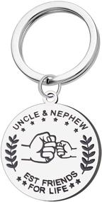 img 4 attached to 🎁 Special Uncle Keychain - Perfect Birthday & Christmas Gift for Nephew