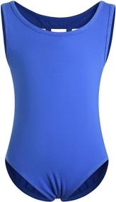 img 3 attached to 🩰 DANSHOW Girls' M Straps Leotards for Dance Ballet Kids Tank Sleeveless Gymnastics Activewear" - Enhanced SEO-friendly product title: "DANSHOW Girls' M Straps Leotards - Dance Ballet Kids Tank Sleeveless Gymnastics Activewear