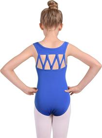 img 1 attached to 🩰 DANSHOW Girls' M Straps Leotards for Dance Ballet Kids Tank Sleeveless Gymnastics Activewear" - Enhanced SEO-friendly product title: "DANSHOW Girls' M Straps Leotards - Dance Ballet Kids Tank Sleeveless Gymnastics Activewear