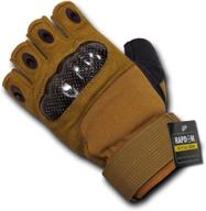 enhanced hand protection: rapdom tactical half finger knuckle glove for maximum defense логотип