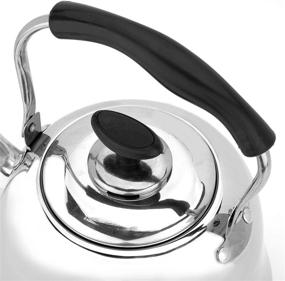 img 1 attached to 🍵 Yarlung 2L Stainless Steel Teakettle with Strainer: Whistling Stovetop Tea Kettle for Home, Dorm & More