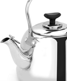 img 2 attached to 🍵 Yarlung 2L Stainless Steel Teakettle with Strainer: Whistling Stovetop Tea Kettle for Home, Dorm & More