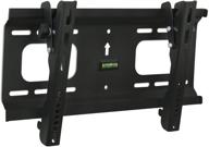 📺 mount-it! low-profile tilting tv wall mount bracket for 32-55 inch flat screen tvs - 165 lbs load capacity, 1.8 inch profile, max vesa 400x200, black (mi-368s/plb42) logo