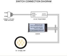 img 2 attached to 💡 12V/24V Ultra-Thin IR Hand Wave Switch for LED Strip Lights, Cabinet, Counter Lights - Auto ON/Off Sensor Kit with Stick-on or Screw-in Installation - Lighting Accessories