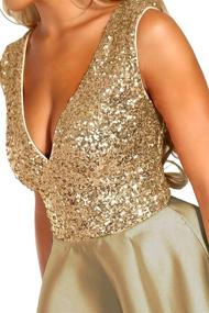 img 1 attached to 💃 Lrady Womens Glitter Cocktail X Large Women's Clothing: Stunning Dresses for the Fashion Forward