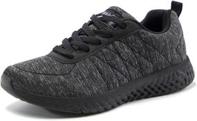 img 4 attached to 👟 Athlefit Women's Walking Shoes: Lace-Up Sneakers, Lightweight Tennis Sneakers