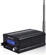 retekess tr509 fm transmitter for churches: dual mode long range stereo broadcast with antenna, ideal for social distancing at drive-in parking lots, car clubs, schools, and parks – wireless mini radio station logo