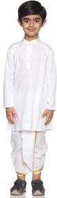 img 4 attached to 👕 Stylish Boys Solid Kurta Dhoti Pant: Finest Clothing for Boys