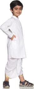 img 1 attached to 👕 Stylish Boys Solid Kurta Dhoti Pant: Finest Clothing for Boys