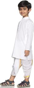 img 3 attached to 👕 Stylish Boys Solid Kurta Dhoti Pant: Finest Clothing for Boys