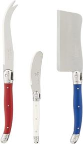 img 3 attached to Jean Dubost Laguiole 3 Piece Cheese Set: A Parisian Delight for Cheese Connoisseurs