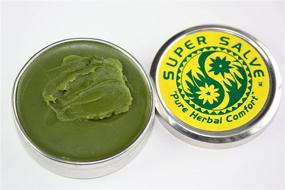 img 2 attached to 🌿 Super Salve Co. All Purpose Salve - Extra Large 4oz Tin + .5oz Travel Tin with Chapparral Leaf, Comfrey Leaf, Echinacea Flower, Hops Flower, and Usnea Moss (Large 4 oz & .5 oz Travel Size)