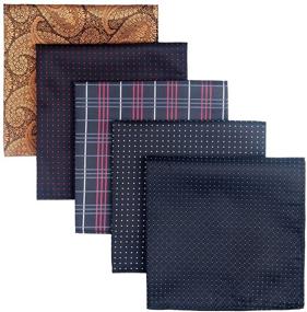 img 4 attached to 🧣 Retreez Assorted Microfiber Premium Pocket Men's Handkerchiefs: Stylish and Functional Accessories