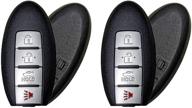 корпус безключевого брелока qualitykeylessplus nissan smart proximity с 4 кнопкой - замена fcc cwtwb1u840 (2) логотип